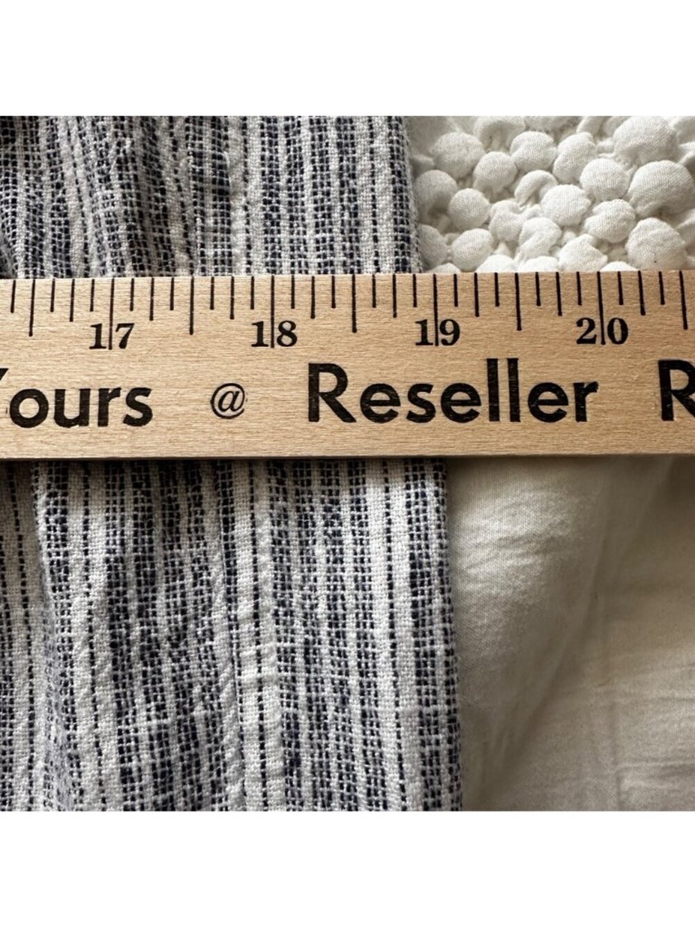 GAP Women's Blue Striped Linen-Blend Cropped Pants Small Beach Resort Vacation - Picture 7 of 10